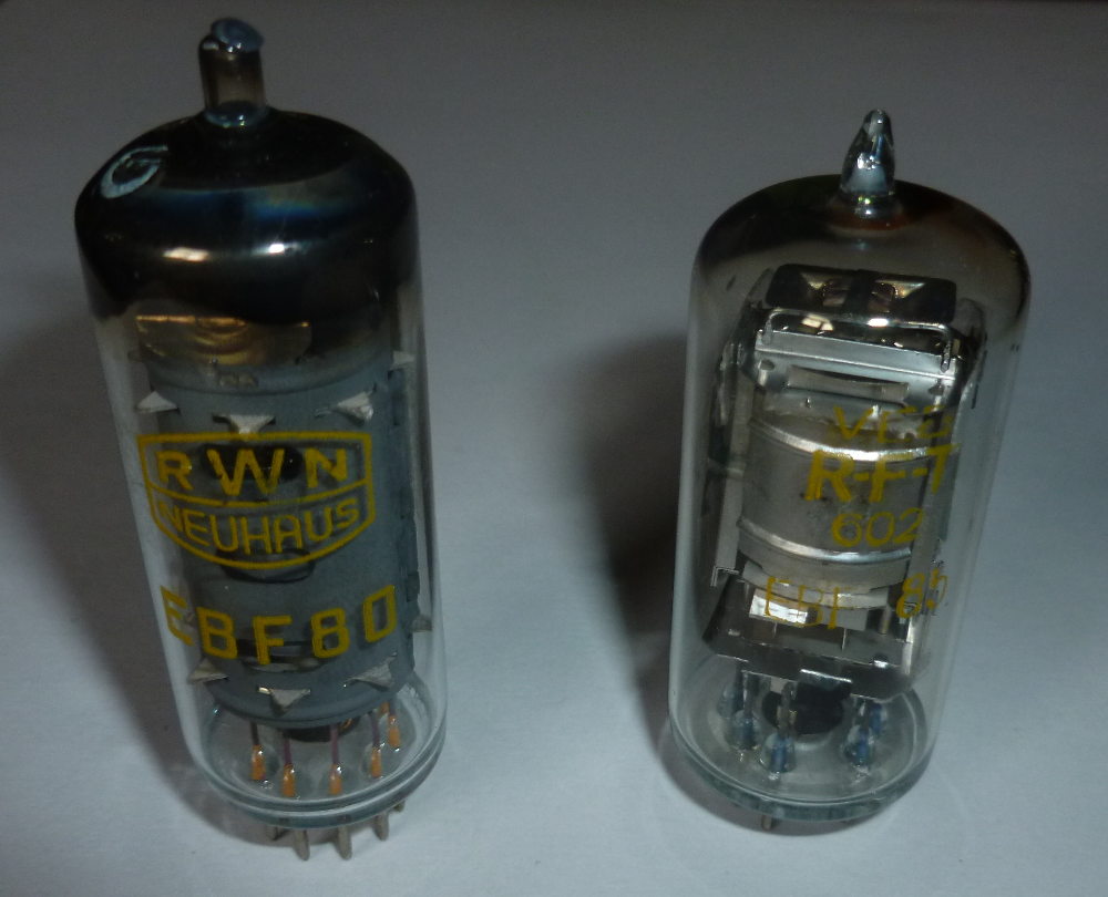 Röhren EBF80 und EBF85