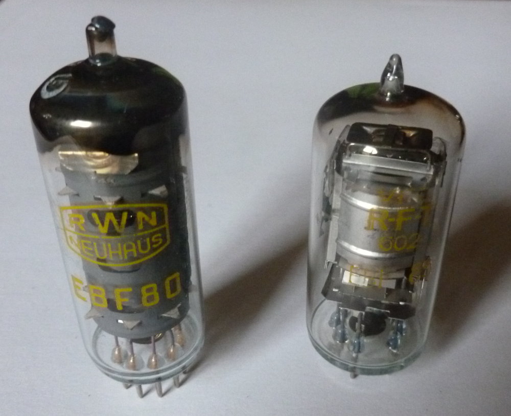 Röhren EBF80 und EBF85