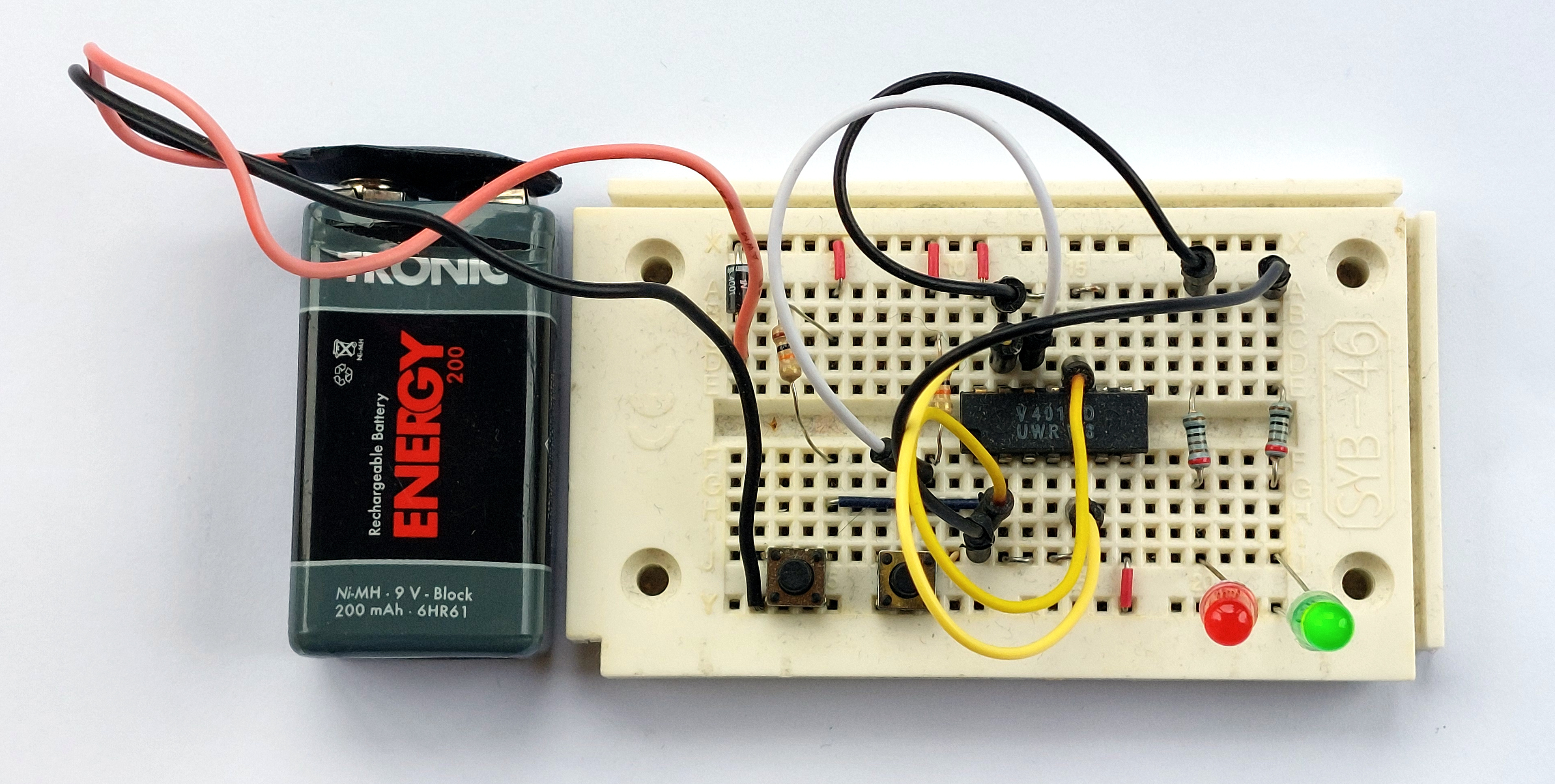 Aufbau des Flip-Flops