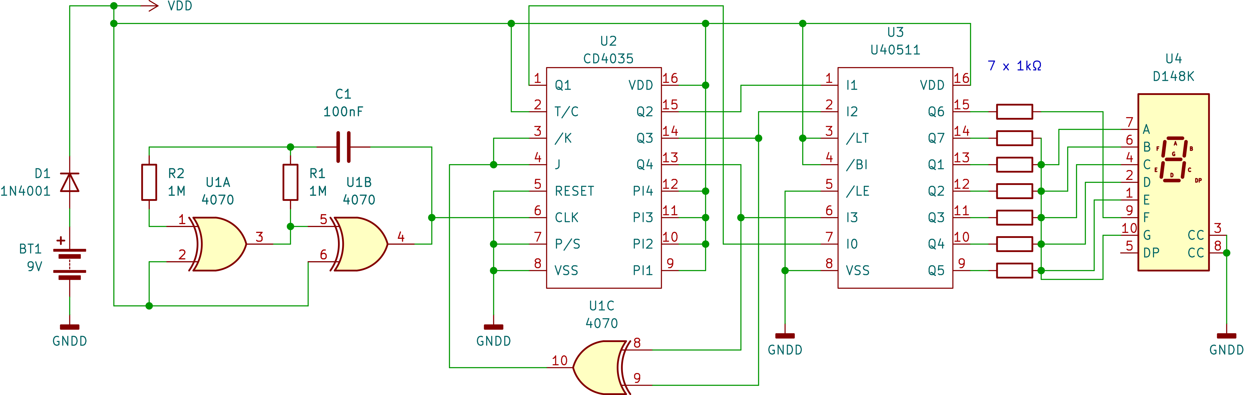Oszillator mit V4001