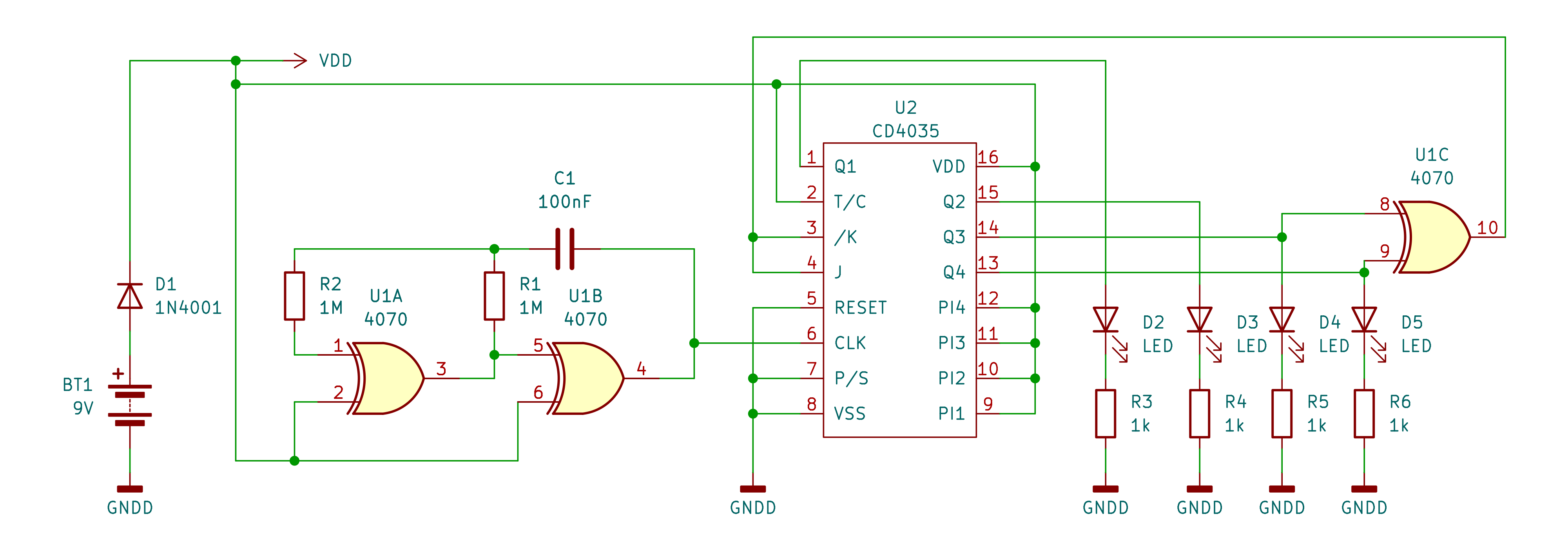 Oszillator mit V4001
