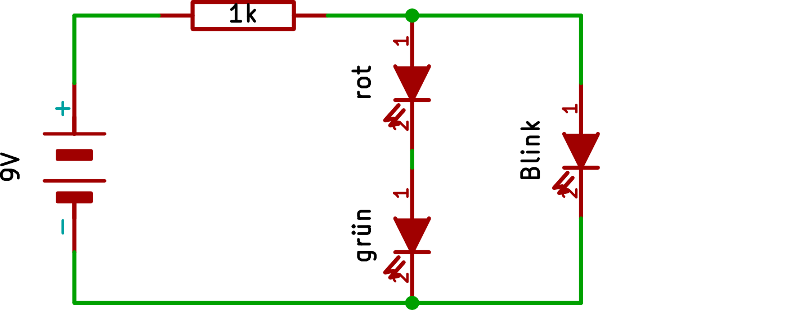 Vereinfachter Wechselblinker