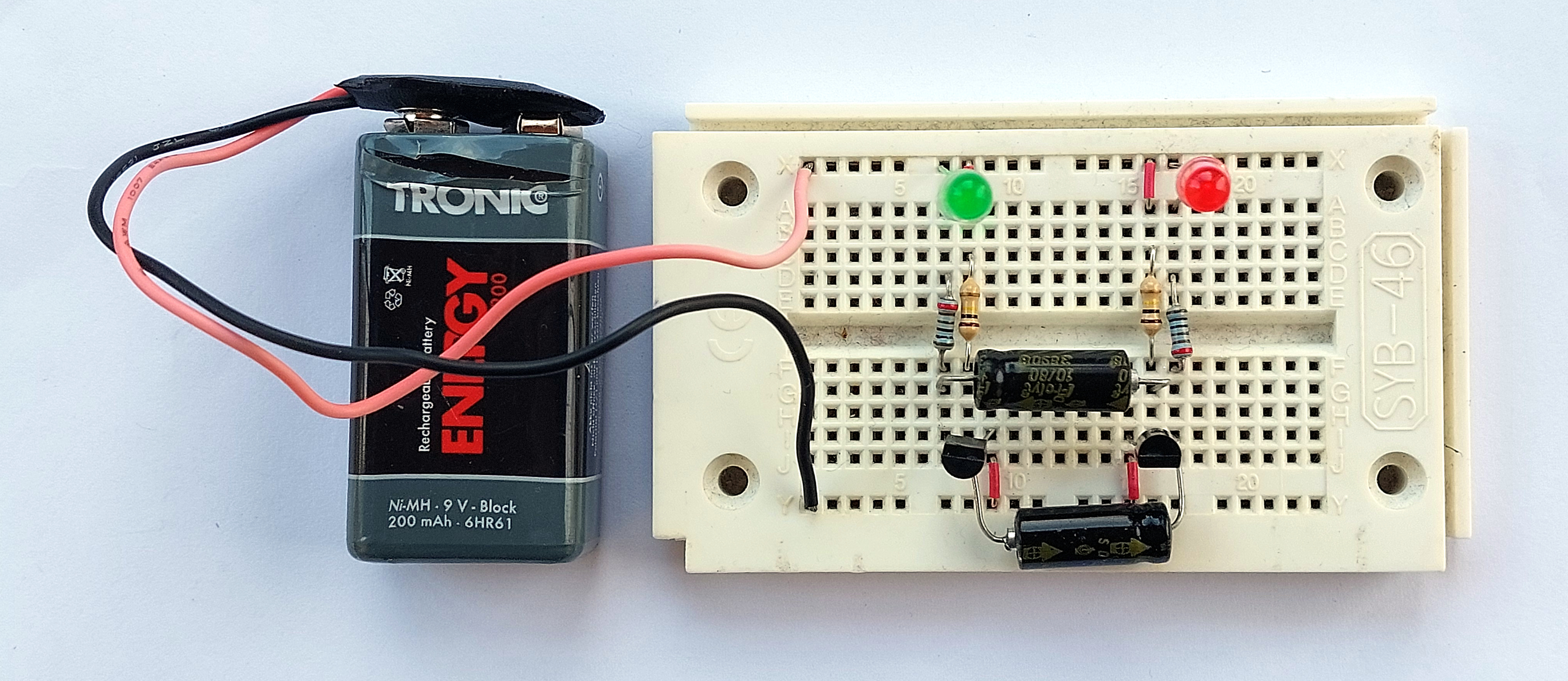 Aufbau des Wechselblinkers